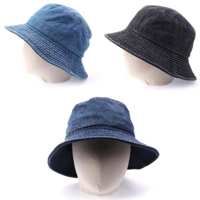 Chapeau de seau en jean