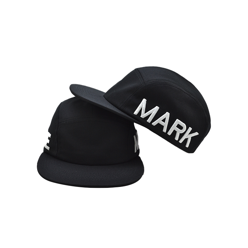 Logo de broderie 5 panneaux chapeau