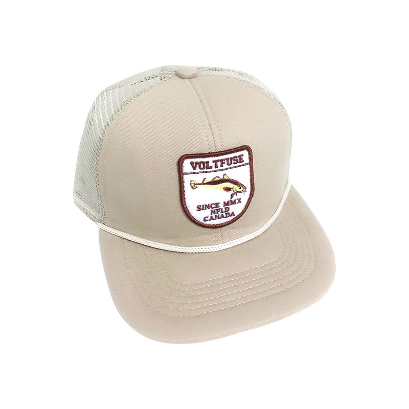 Chapeau de camionneur patch et corde